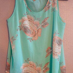 Ann Taylor Large Sleeveless Blouse